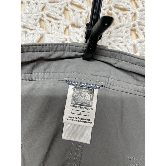 The‎ North Face Cargo Mini Skirt Flare Women's Size 6 Gray With Pockets Hiking - Picture 5 of 11